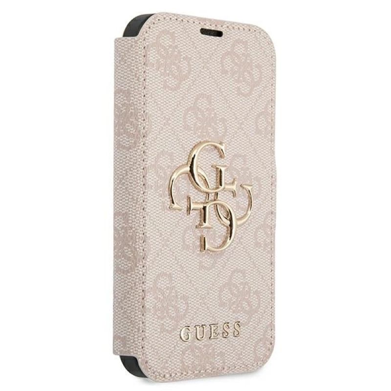 Etui Guess 4G Big Metal Logo na iPhone 13 Pro Max 6,7" - różowe - obrazek 3