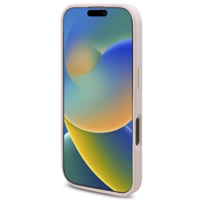 Etui Guess 4G Flowers Print MagSafe na iPhone 16 Pro 6.3" - różowe - obrazek 5