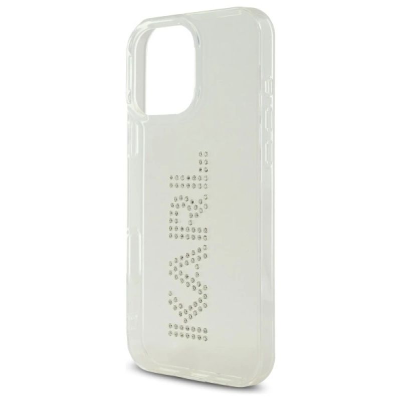 Etui Karl Lagerfeld IML Rhinestones Logo na iPhone 16 Pro Max 6.9" - przezroczyste - obrazek 6