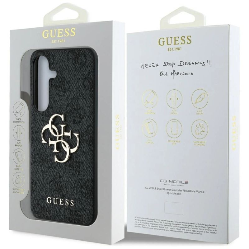 Etui Guess Big 4G Logo Classic Logo do Samsung Galaxy S25 czarny - obrazek 8