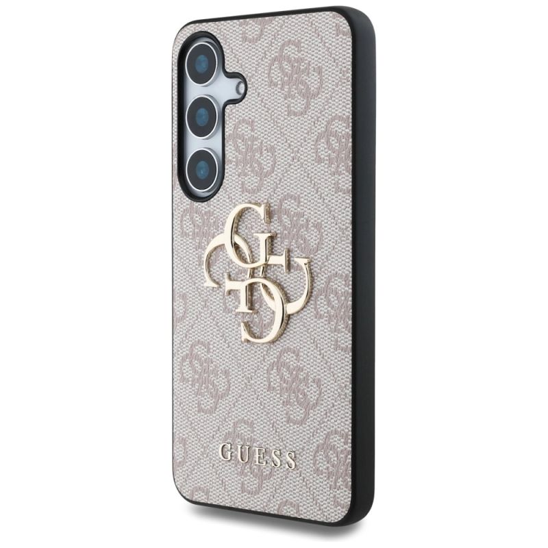 Etui Guess Big 4G Logo Classic Logo do Samsung Galaxy S25 różowy - obrazek 2
